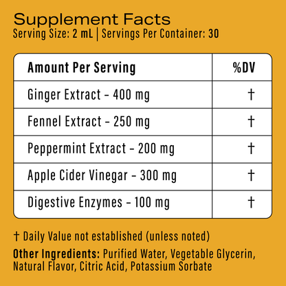 FlowCleanse DEBLOAT Liquid Drops 60ml – Fast Bloating Relief – Digestive Support Drops with Enzymes & Herbs – Feel Lighter in Minutes
